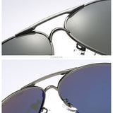 AOWEAR Men's Aviation Polarized Mirror Sunglasses